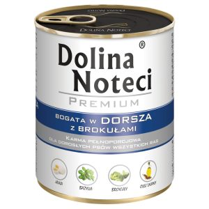 12 x 800 g Dolina Noteci Premium, turska parsakaalilla, koiran märkäruoka