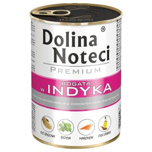 48x400g Dolina Noteci Premium kalkkuna koiran märkäruokaa
