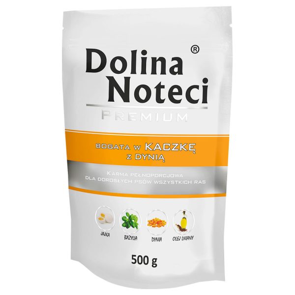 10x500g Dolina Noteci Premium, ankka kurpitsan kanssa, koiran märkäruoka