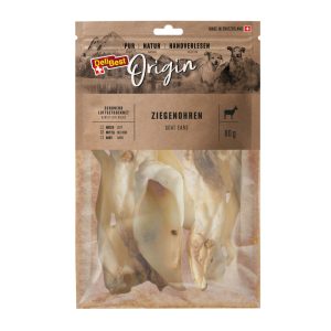 2x80g Origin vuohenkorvat DeliBest koiralle