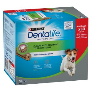 30 tikkua  (10 x 49 g) Purina Dentalife hammashoitoherkut pienille koirille (7-12 kg)