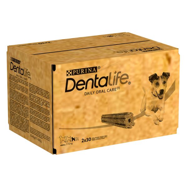 60 tikkua (20 x 49 g) Purina Dentalife hammashoitoherkut pienille koirille (7-12 kg)