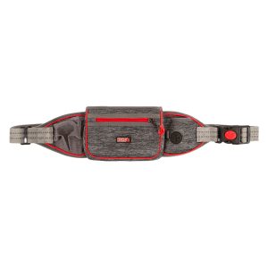KONG -vyölaukku, harmaa P 11 x L 36cm vyötärönympärys säädettävä 86-127cm koira