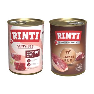 24x400g Sensible mix lampaanliha + naudanliha & riisi RINTI