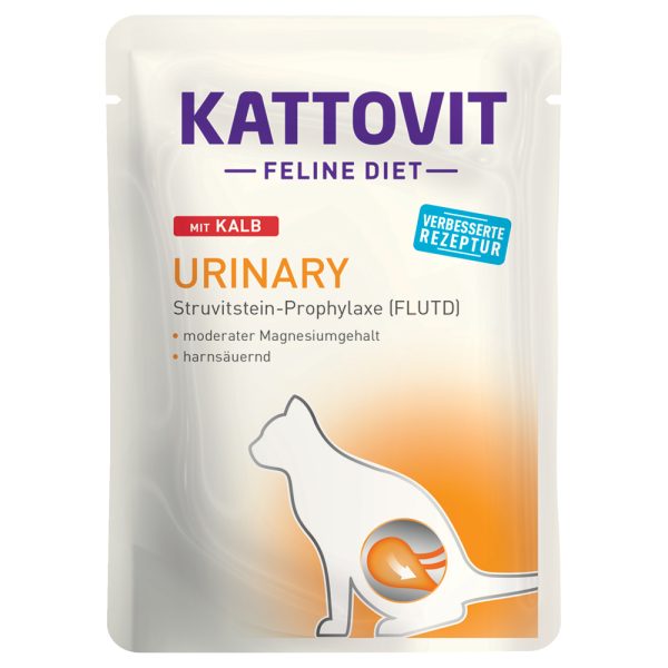 24x85g  Feline Urinary Pouch vasikka Kattovit kissanruoka