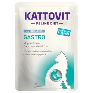 24x85g Feline Gastro Pouch ankka & riisi Kattovit kissanruoka