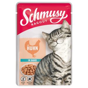 20x100g Schmusy Ragout in Sauce kana kissan märkäruoka