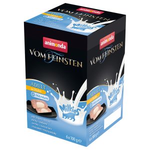 36 x 100 g Adult Milkies kana & maitoydin Animonda Vom Feinsten kissanruoka