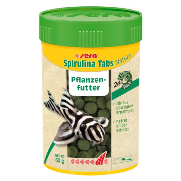 Spirulina Sera ruokatabletit 100 tablettia kaloille