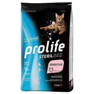7kg Kissa Sensitive Steriloitu Sianliha & Riisi Prolife Prolife