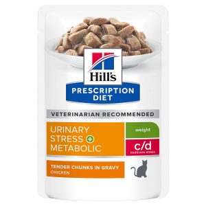 12x85g Hill's Prescription Diet c/d Urinary Stress + Metabolic kana kissanruoka