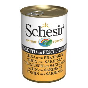 6x140g Schesir in Jelly tonnikala & sardiini kissanruoka