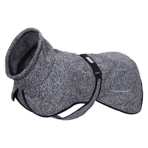 Rukka® Comfy -neuletakki, harmaa/musta n.35cm selänpituus (koko 35) koira