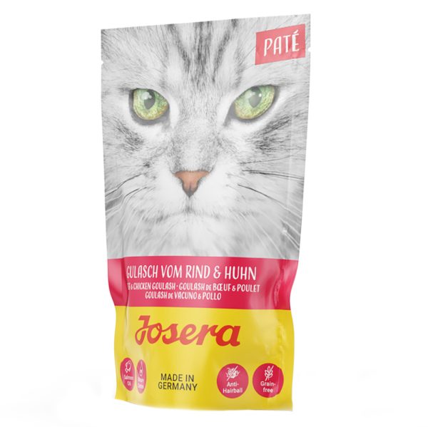16x85g Paté Gulasch nauta & kana Josera kissanruoka