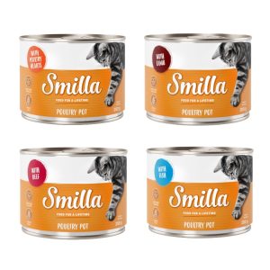 6x200g siipikarjalajitelma Smilla Kissanruoka