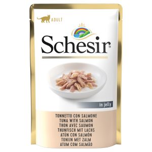 6x85g Jelly Pouch tonnikala & lohi Schesir kissanruoka