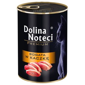 12x400g, Dolina Noteci Premium, ankkapitoinen kissan märkäruoka