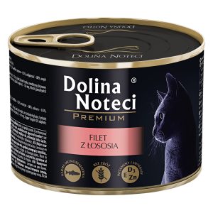 12x185g, Dolina Noteci Premium, lohifileetä, kissan märkäruoka