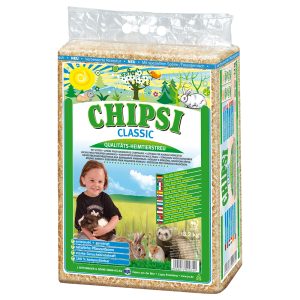 3,2kg (noin 60l) lemmikinkuivike Chipsi pieneläimille