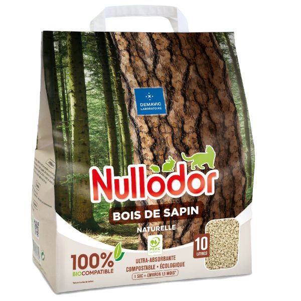 10l Nullodor kissan kuivike Bois De Sapin Cat Kissa