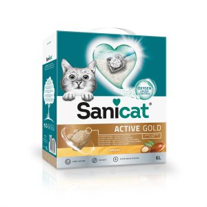 Sanicat Active Gold kissanhiekka 2x6l