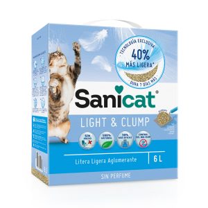 2 x 6 l Sanicat Light & Clump kissanvessan kuivike