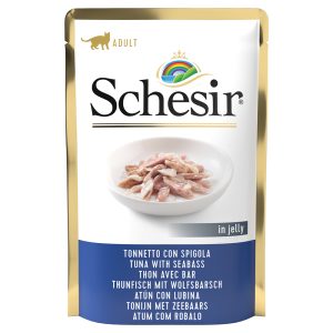 24x85g Jelly Pouch tonnikala & bassi Schesir kissanruoka