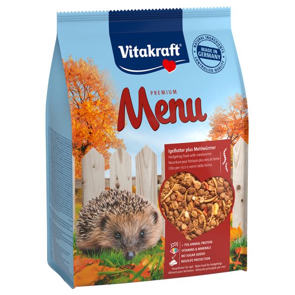 2,5kg Premium Menu siilin kuivaruoka Vitakraft pieneläimille