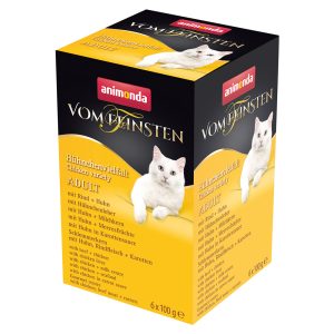 6x100g kanalajitelma 6 makua Animonda vom Feinsten kissanruoka
