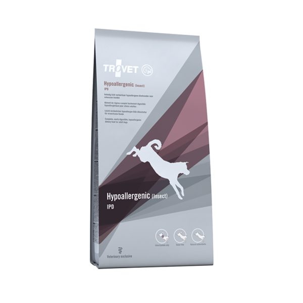 Trovet Hypoallergeeninen IPD, hyönteiset koirille - 2 x 10 kg