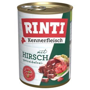 6 x 400 g RINTI peura koiranruoka