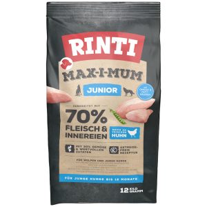 12kg RINTI Max-i-mum Junior Chicken koiranruoka
