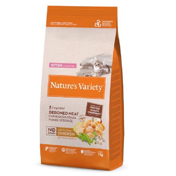 2x7kg Selected Kitten vapaana kasvanut kana Nature's Variety