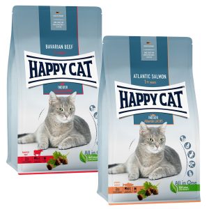 2 x 4kg Bavarian Beef & Atlantic Salmon Happy Cat Indoor kissalle