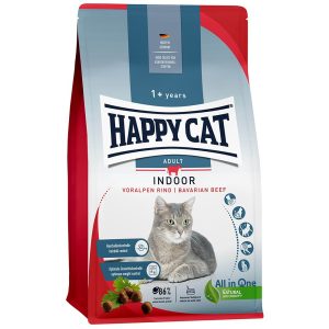 4kg Happy Cat Indoor Bavarian Beef kissanruoka kuivaruoka