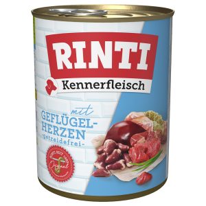1 x 800g siipikarjansydän RINTI koiran märkäruoka