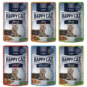 48x85g mix I Pouch Meat in Sauce Happy Cat kissanruoka
