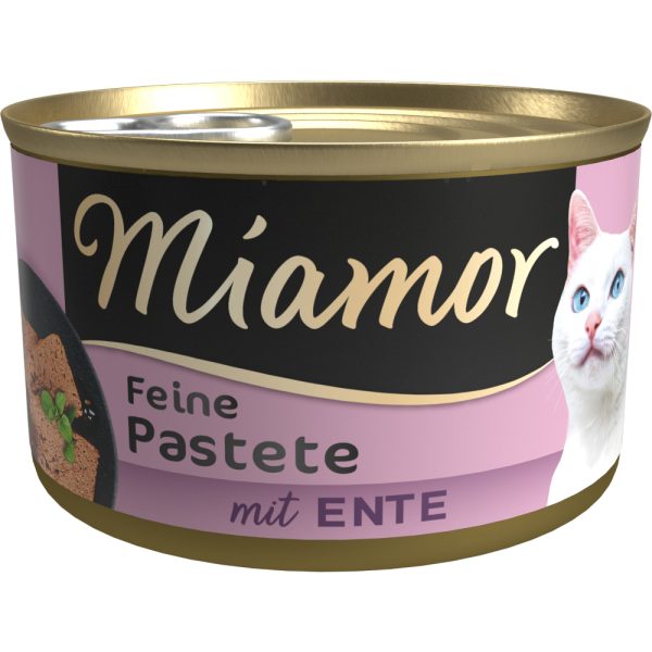 12x85g Paté ankka Miamor kissan märkäruoka