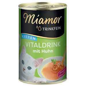 24x135ml Kitten Trinkfein Vitaldrink kana Miamor kissanruoka