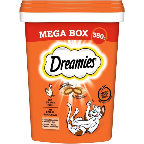2x350g Dreamies Mega Tub kana