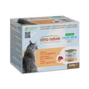 4x50g HFC Natural Light tonnikala & katkarapu Almo Nature kissanruoka