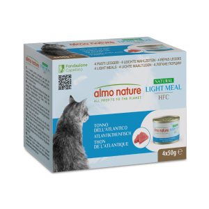 4x50g HFC Natural Light Atlantin tonnikala Almo Nature kissanruoka