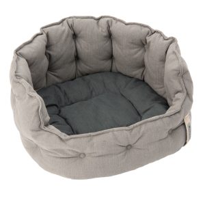 Cozy ecoLIFE -koiranpeti, harmaa P 80 x L 72 x K 31 cm