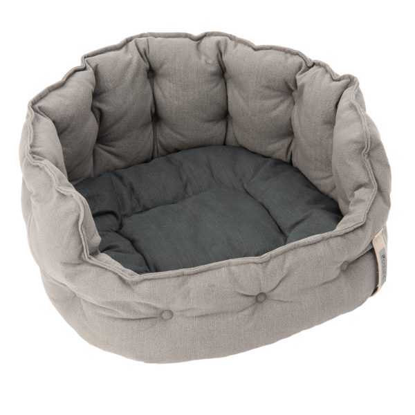 Cozy ecoLIFE -koiranpeti, harmaa P 80 x L 72 x K 31 cm