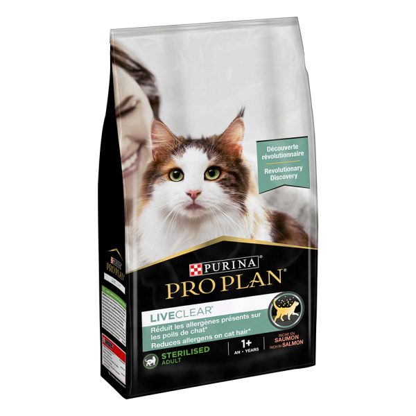 1,4kg Pro Plan LiveClear Sterilised Adult Salmon Purina kissanruoka