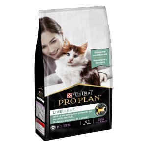 1,4 kg Pro Plan LiveClear Kitten Turkey Purina kissanruoka