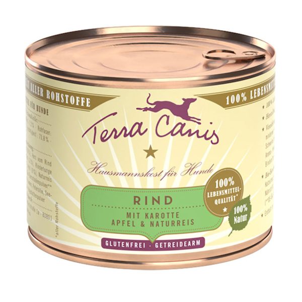 Terra Canis nauta, porkkana, omena & tumma riisi koiranruoka