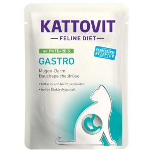 24x85g Gastro Pouch kalkkuna & riisi Kattovit kissanruoka