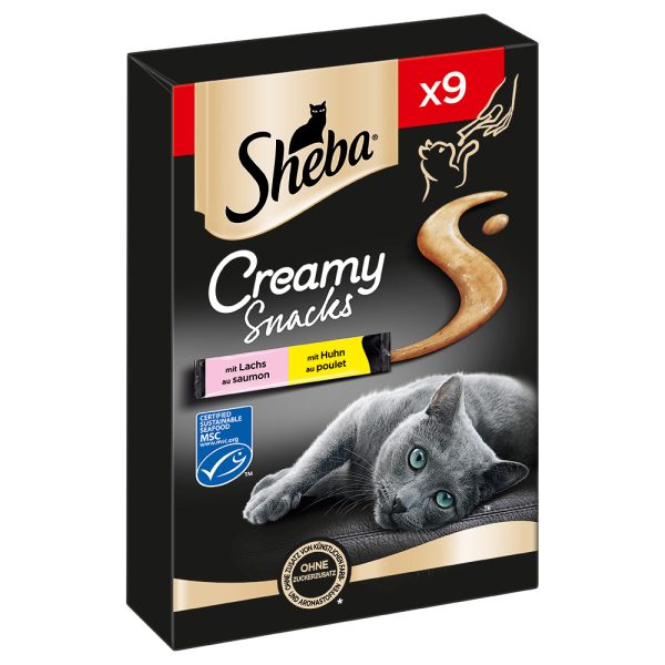 9x12g kana & lohi Creamy Snacks Sheba kissalle