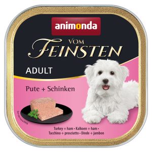 24x150g kalkkuna & kinkku Animonda Vom Feinsten koiranruoka
